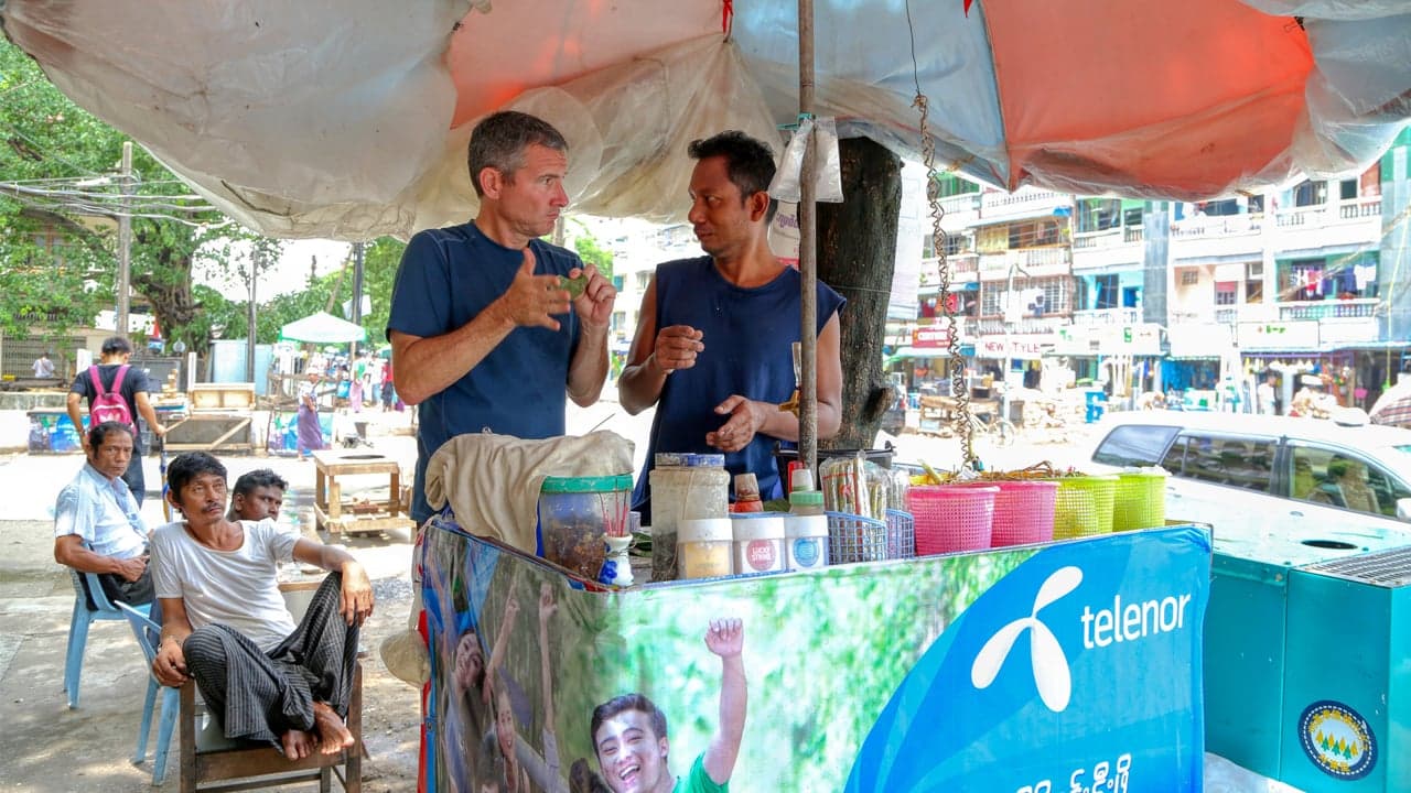 Myanmar: Deaf Betel Vendor