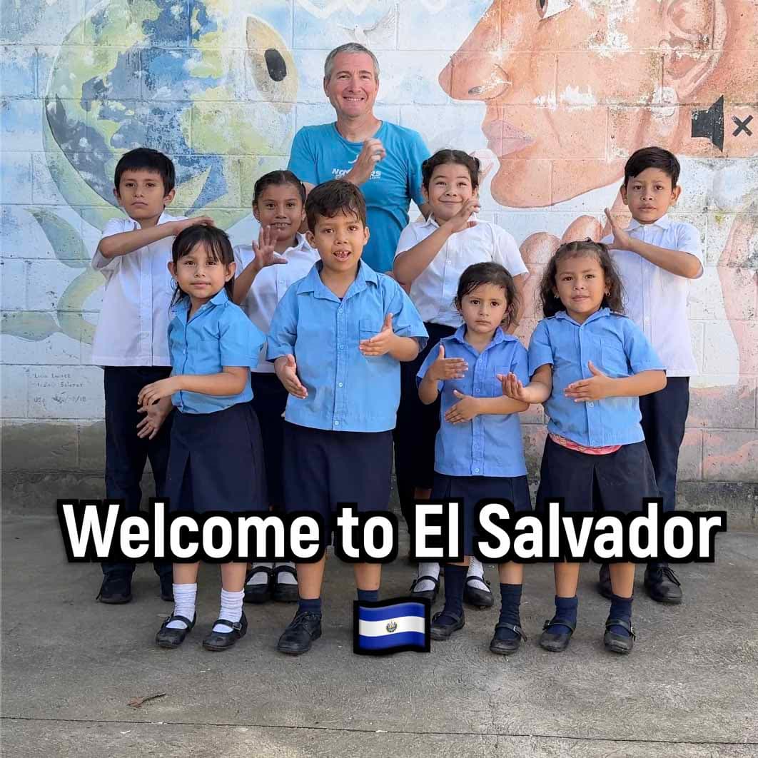El Salvador: Deaf Kids Signing “El Salvador”