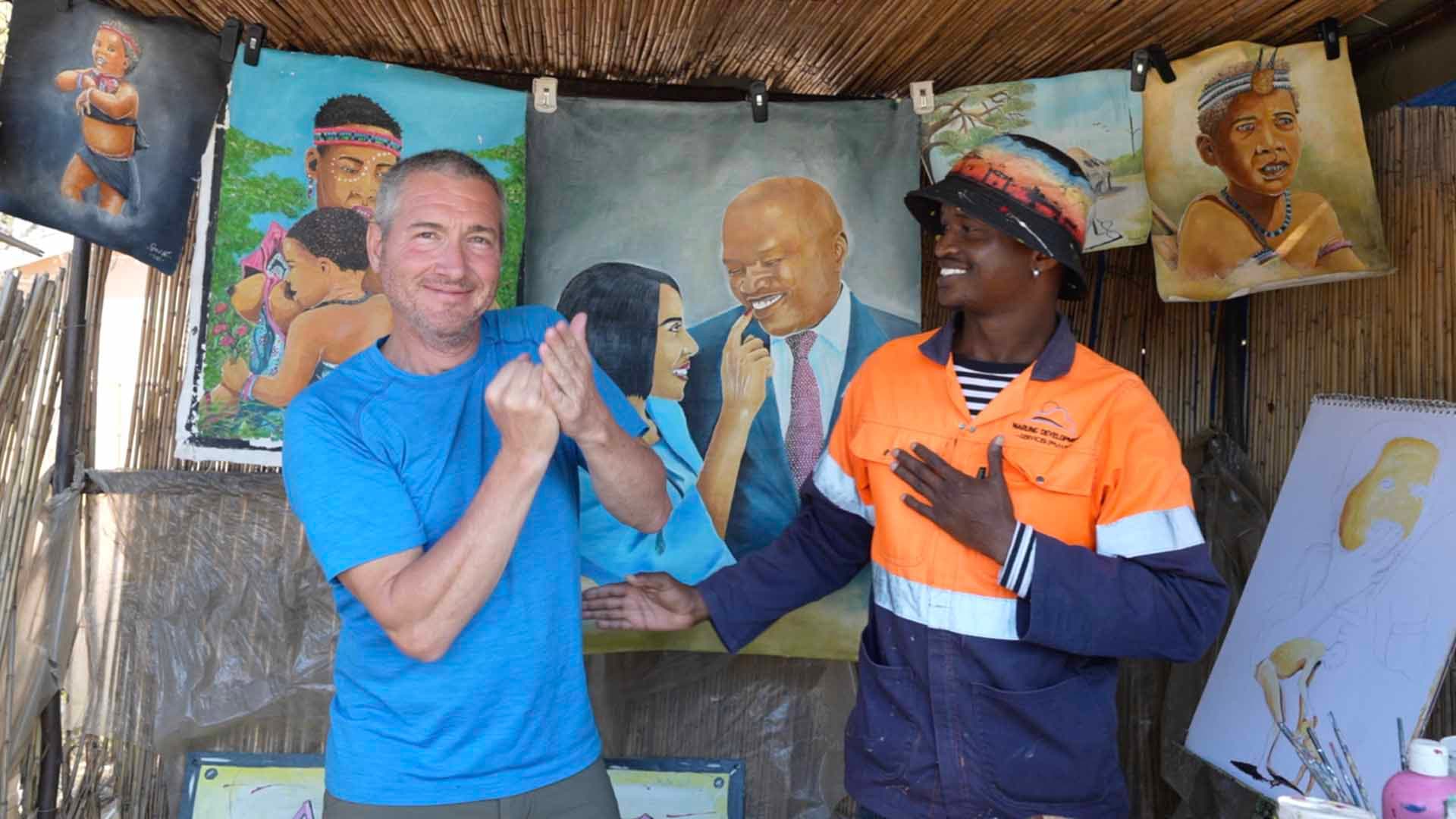 Botswana: A Deaf Artist’s Successful Art Business in Africa