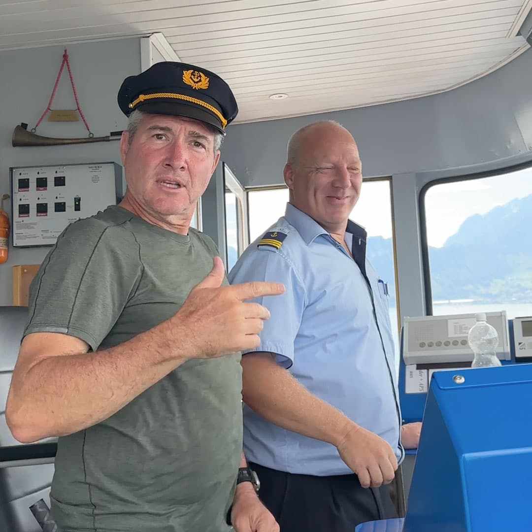 Switzerland: Signing Boat Captain