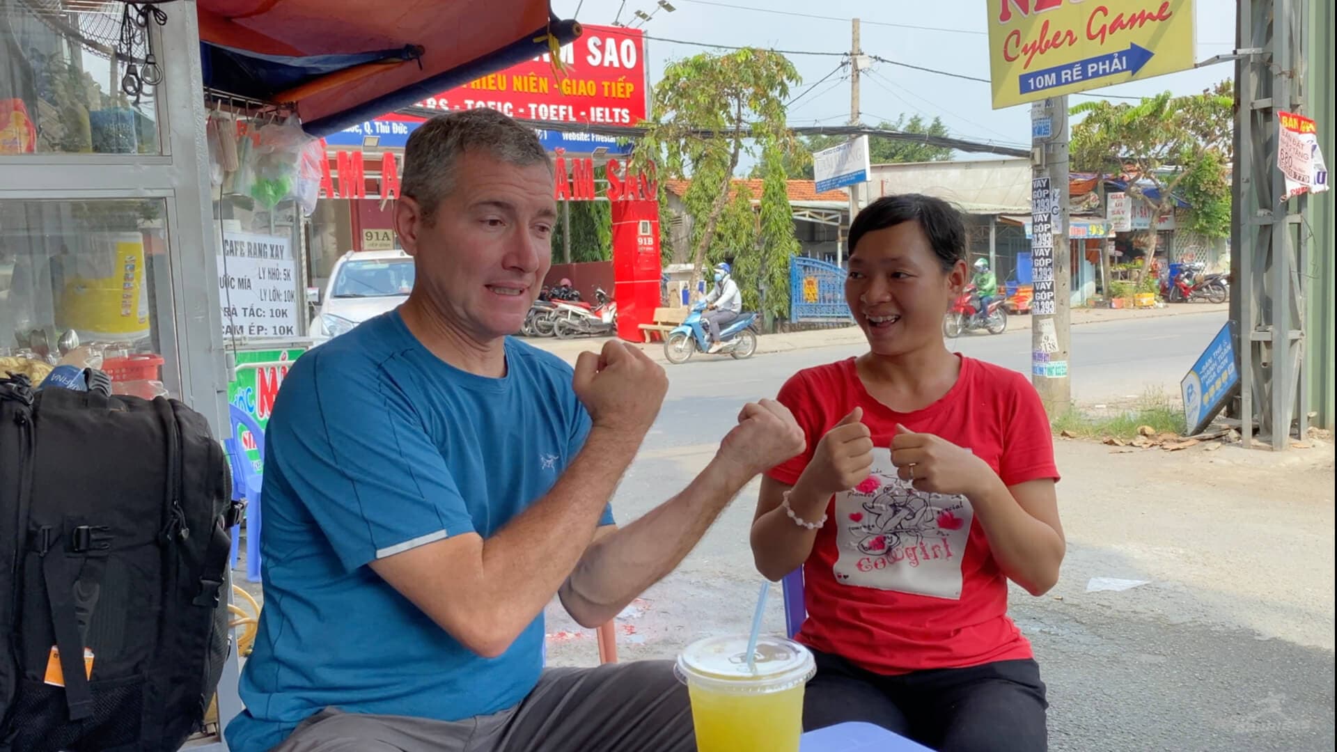 Vietnam: Sugar Cane Deaf Vendor