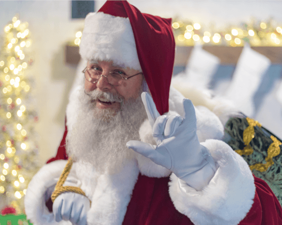 Deaf Santa Claus