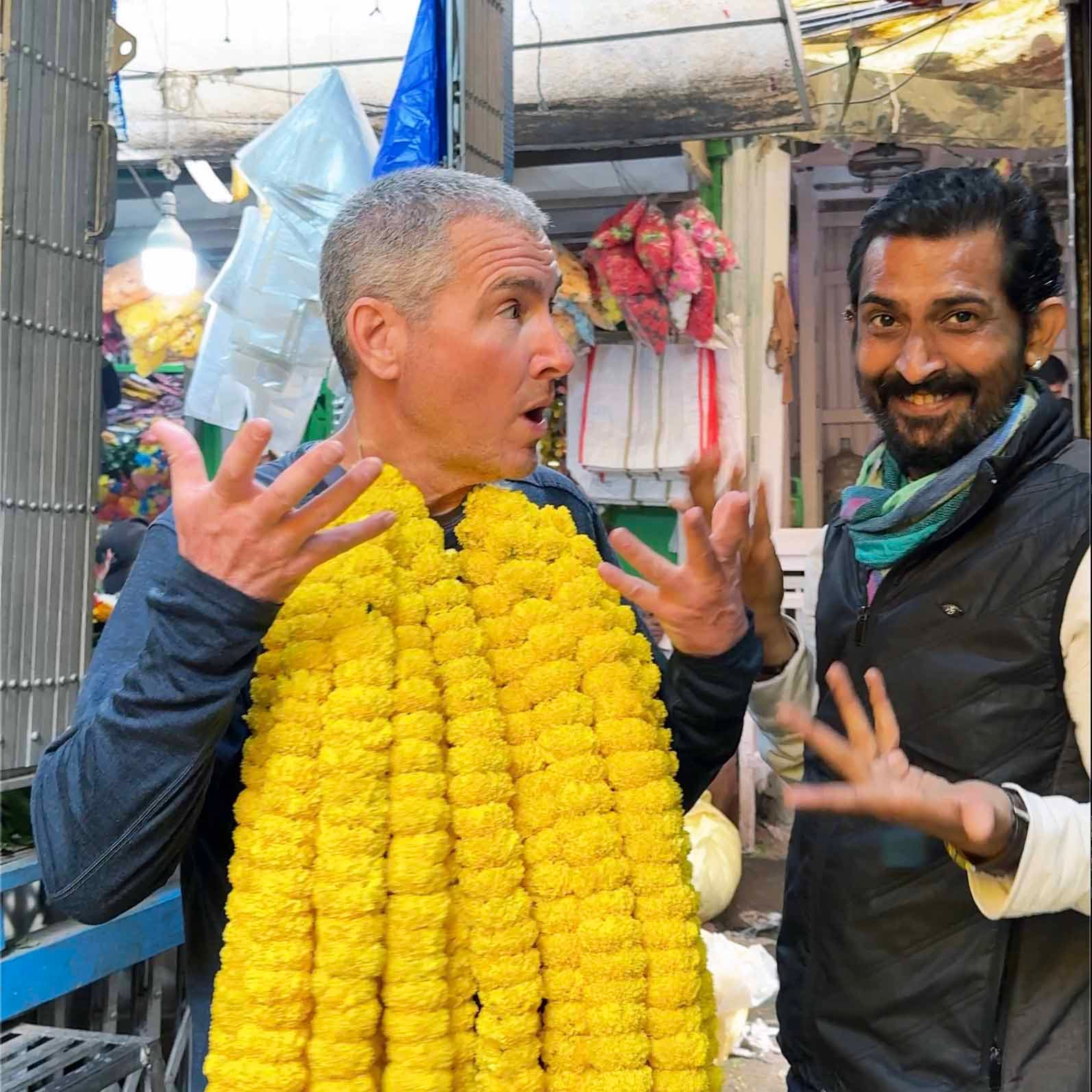 India: Mallick Ghat Flower Market