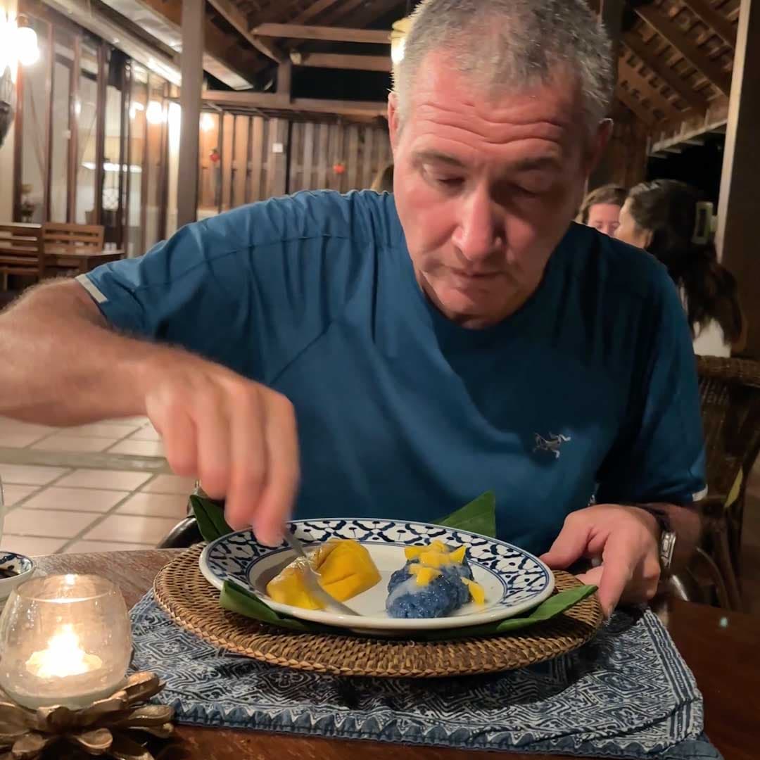 Laos: Mango with Sticky Coconut Rice